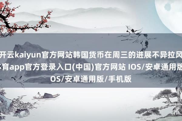 开云kaiyun官方网站韩国货币在周三的进展不异拉风-kai云体育app官方登录入口(中国)官方网站 IOS/安卓通用版/手机版